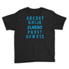 alphabet abc elemno Youth Tee