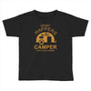 what happens in camper stays in camper vintage style camp funny Toddler T-shirt