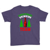 christmas drinking team Youth Tee