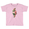 breast cancer flowers Toddler T-shirt