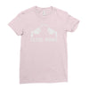 bonnie &amp; clyde valentine's day best trending Ladies Fitted T-Shirt