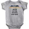 July Girl Baby Onesie