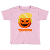 trumpkin funny donald trump pumpkin Toddler T-shirt