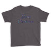 merry christmas colorful glitter Youth Tee