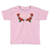 badassy with roses Toddler T-shirt