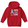 hope love cure stomach cancer awareness Youth Hoodie