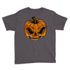 skull pumpkin Youth Tee