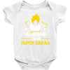 Trainning To Go Super Saiyan Baby Onesie