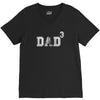 Dad to the Second Power ( dad of 3 ) V-Neck Tee