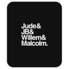 a litle life book white logo Mousepad
