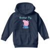 peppa pig brother pig Youth Hoodie