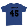 Trump 45 jersey number Youth Tee