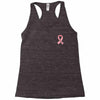 breast cancer ribbon survivor pocket Racerback Tank