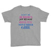 don't be jealous just because i'm a super cute november girl Youth Tee
