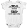 Smartass May Girl Baby Onesie
