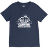 This Guy Loves Camping V-Neck Tee