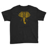 tribal print elephant geometric gold animals cool Youth Tee