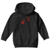 bloody hand print funny zombie kill undead blood horror killer Youth Hoodie