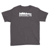 brooklyn city skyline silhouette Youth Tee
