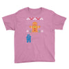 cookie monster gingerbread man ugly christmas sweater Youth Tee