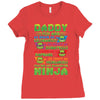 Daddy You Are My Favorite Ninja Ladies Fitted T-Shirt