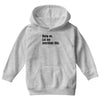 hang on. let me overthink this Youth Hoodie