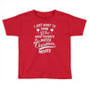 drink wine &amp; watch christmas movies Toddler T-shirt