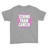 strong than cancer Youth Tee
