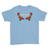 badassy with roses Youth Tee