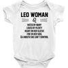 Leo Woman Baby Onesie