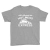 all aboard hot mess express train Youth Tee