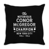 The Notorious Throw Pillow