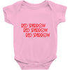 Red Sparrow Baby Onesie