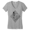 surf nose Women's V-Neck T-Shirt