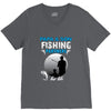 Papa And Son Fishing Partners For Life V-Neck Tee