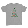 we wish you a merry christmas Youth Tee