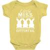little miss cottontail cute bunny easter Baby Onesie