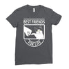 cat best friends for life Ladies Fitted T-Shirt