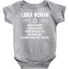Libra Woman Baby Onesie