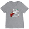 it's a christmas movies and hot chocolate kind of day V-Neck Tee