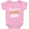queens are born in 2000 Baby Onesie