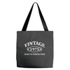 Vintage 1975 Aged to Perfection Tote Bags