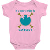 IT'S NEVER A CRIME TO EXIST Franky  One Piece Baby Onesie
