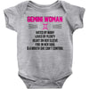 Gemini Woman Baby Onesie