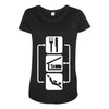 v2 eat sleep scuba dive Maternity Scoop Neck T-shirt