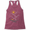 on the top (mountain) Racerback Tank