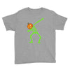 pumpkin skeleton dabbing Youth Tee
