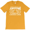 this is what an awesome uncle looks like   mens funny father's day T-Shirt