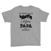 i ve been called a lot of names in my lifetime but papa is my favorite Youth Tee