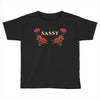 sassy with roses Toddler T-shirt